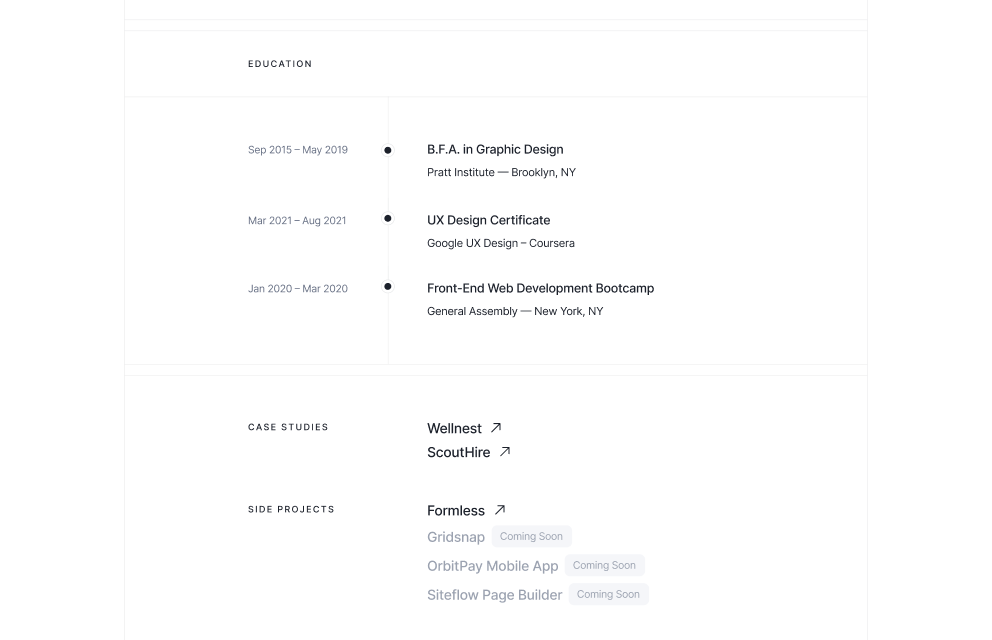Typefolio - Shadcn UI Personal Portfolio Template screenshot 4